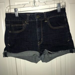 American Eagle Dark Denim Shorts in Size 6